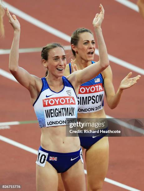 Laura Weightman racing for Great Britain